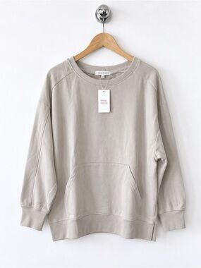 PINK ROSE Relaxed fit Fleece Sweatshirt